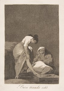 اللوحة 17 من لوس كابريتشوس: لقد تم سحبها جيدًا. 1799. بواسطة فرانسيسكو دي جويا