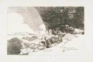 اللوحة 23 من كوارث الحرب Los Desastres de la Guerra: The Same Elsewhere. ... ، 1810. بواسطة فرانسيسكو دي جويا