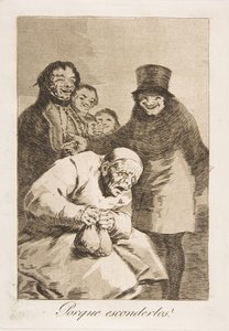 اللوحة 30 من لوس كابريتشوس: لماذا تخفيها لماذا تخفيها ، 1799. بواسطة فرانسيسكو دي جويا