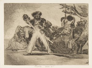 اللوحة 31 من كوارث الحرب Los Desastres de la Guerra: That ...، 1810 نشرت عام 1863. بواسطة فرانسيسكو دي جويا