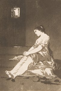 اللوحة 32 من لوس كابريتشوس: لأنها كانت معرضة لـ Por que fue معقولة. ، 1799. بواسطة فرانسيسكو دي جويا