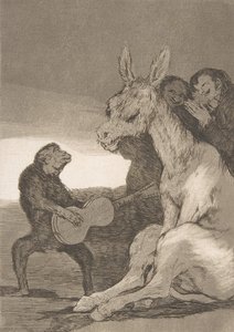 اللوحة 38 من 'Los Caprichos': برافو! برابيسيمو !، 1799. ، 1799. بواسطة فرانسيسكو دي جويا