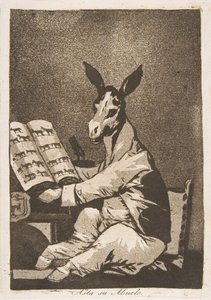 اللوحة 39 من لوس كابريتشوس: وكذلك جده. أستا سو أبويلو. ، 1799. بواسطة فرانسيسكو دي جويا