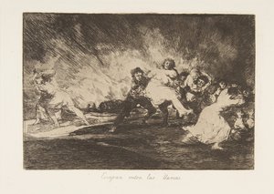 اللوحة 41 من كوارث الحرب Los Desastres de La Guerra: هم ... ، 1810 نشر عام 1863. بواسطة فرانسيسكو دي جويا