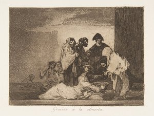 اللوحة 51 من 'كوارث الحرب' Los Desastres de la Guerra: 'Th ... ، 1811-12 تم نشرها عام 1863. بواسطة فرانسيسكو دي جويا