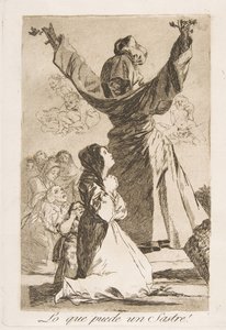 اللوحة 52 من لوس كابريتشوس: ماذا يمكن للخياط أن يفعل! ما يمكن أن خياط! ، 1799. بواسطة فرانسيسكو دي جويا
