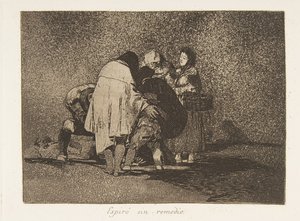 اللوحة 53 من كوارث الحرب Los Desastres de la Guerra: Th ...، 1811-12 نشرت عام 1863. بواسطة فرانسيسكو دي جويا
