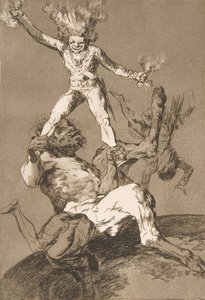 اللوحة 56 من 'Los Caprichos': الصعود والسقوط Subir y bajar. ، 1799. ، 1799. بواسطة فرانسيسكو دي جويا