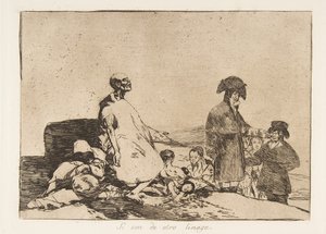 اللوحة 61 من كوارث الحرب Los Desastres de la Guerra: Pe ...، 1811-12 نشرت عام 1863. بواسطة فرانسيسكو دي جويا