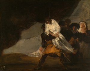 الراهب المشنوق ، ج. 1810. بواسطة فرانسيسكو دي جويا