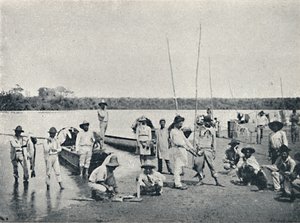 صيد السمك في ريو غراندي ، 1895 بواسطة فرانسيسكو هينزلر