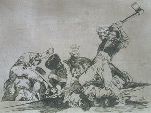 193-0082184 نفس الشيء ، اللوحة 3 من "كوارث الحرب" بواسطة فرانسيسكو خوسيه دي جويا إي لوسينتس