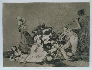 193-0082186 وهم مثل الوحوش البرية ، اللوحة 5 من "كوارث الحرب"