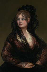 دونا إيزابيل دي بورسيل ، exh. 1805 بواسطة فرانسيسكو دي جويا