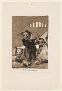 Duendecitos ، لوحة من "Los Caprichos" ، 1799 بواسطة فرانسيسكو دي جويا