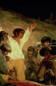 إعدام المدافعين عن مدريد، 3 مايو 1808، تفاصيل رجل يرفع يديه بواسطة فرانسيسكو خوسيه دي جويا إي لوسينتس