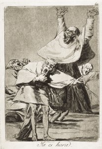 GOYA Y LUCIENTES ، فرانسيسكو دي (1746-1828). انه الوقت. 1797-1799. (21 × 14