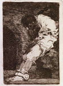 إذا كان مجرمًا يموت بسرعة (Aquatint ، حوالي 1810) بواسطة فرانسيسكو دي جويا
