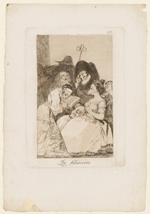 البنوة ، لوحة من "لوس كابريتشوس" ، 1799 بواسطة فرانسيسكو دي جويا