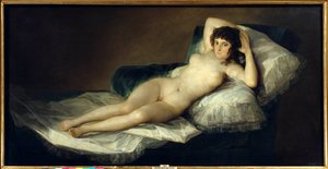ماجا العارية (The Nude Maja) ، ج. 1800 (زيت على قماش)