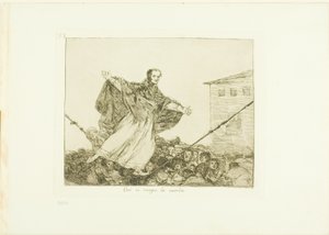 أتمنى أن ينكسر الحبل ، اللوحة 77 من كوارث الحرب بواسطة فرانسيسكو خوسيه دي جويا إي لوسينتس