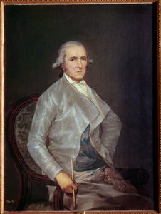 صورة لفرانسيسكو بايو. فرانسيسكو بايو (1734-1795) ، رسام وشقيق للفنان. لوحة لفرانسيسكو دي جويا (1746-1795) 1795 مدريد ، متحف برادو بواسطة فرانسيسكو دي جويا