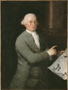 صورة للمهندس فينتورا رودريغيز (1717-1785) ، بقلم غويا ، فرانسيسكو ، دي (1746-1828). زيت على قماش بواسطة فرانسيسكو دي جويا
