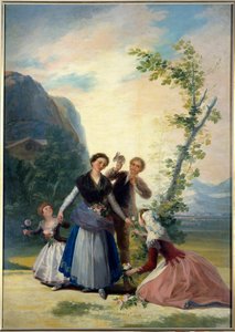 لوحة الربيع لفرانسيسكو دي جويا (1746-1828) القرن التاسع عشر. خافت. 2.77 × 1.92 م. مدريد. متحف برادو بواسطة فرانسيسكو دي جويا