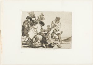 ما الذي يمكن فعله أكثر من ذلك؟، اللوحة 33 من كتاب كوارث الحرب بواسطة فرانسيسكو خوسيه دي جويا إي لوسينتس