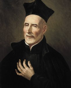 كالاسانز ، القديس يوسف (1556-1648). رجل متدين ومعلم إسباني. القديس يوسف كالاسانكيوس (زيت على قماش) بواسطة فرانسيسكو جوفر ذ كازانوفا