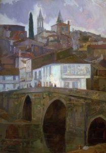 بين أضواء (بيتانزوس) - زيت - قماش - 1918-90 × 62 سم-