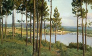 La Ria del Burgo-Oil - Canvas