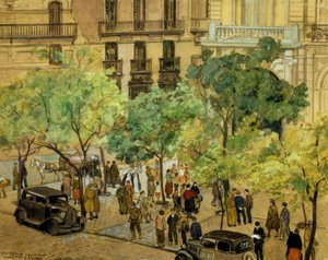 قصر محجوز - 1937 - رسم - كرتون - 240 × 305 سم -