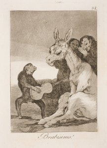 Bravissimo (Karl IV og Godoy) بواسطة فرانسيسكو دي جويا