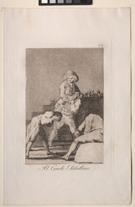 Caprichos: إلى Count Palatine أو Count of the Palate بواسطة فرانسيسكو دي جويا