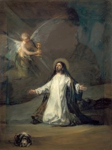 المسيح على جبل الزيتون. حوالي عام 1819 بواسطة فرانسيسكو دي جويا
