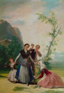 بنت الزهرة او الربيع. 1786 بواسطة فرانسيسكو دي جويا