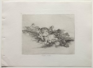 كوارث الحرب: يحدث ذلك دائمًا ، 1810-1820. بواسطة فرانسيسكو دي جويا