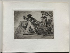 كوارث الحرب: Thats Tough ، 1810-1820. بواسطة فرانسيسكو دي جويا