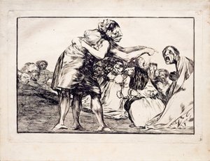 حماقة مضطربة من سلسلة Los Disparates Follies ، 1815-1819 بواسطة فرانسيسكو دي جويا
