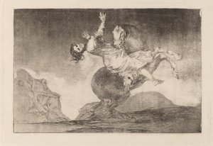 الحصان الجارح (The Horse-Abductor) بواسطة فرانسيسكو دي جويا