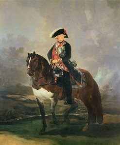 صورة الفروسية للملك كارلوس الرابع ، 1800-1801 بواسطة فرانسيسكو دي جويا