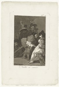 لا أحد يعرف نفسه Nadie se conoce (العنوان على الكائن) لوس كابريتشوس (عنوان المسلسل) بواسطة فرانسيسكو دي جويا