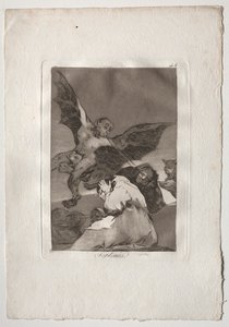 Ochenta Caprichos: Tale-Bearers-Blasts of Wind ، 1793-1798. بواسطة فرانسيسكو دي جويا