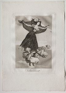 أوشنتا كابريتشوس: Volaverunt ، 1793-1798. بواسطة فرانسيسكو دي جويا