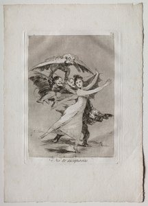 أوشنتا كابريتشوس: لن تهرب ، 1793-1798. بواسطة فرانسيسكو دي جويا