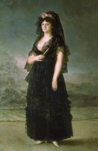 صورة ماريا لوسيا مع مانتيلا. 1799 بواسطة فرانسيسكو دي جويا