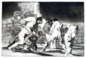 لغز الغضب ، 1819-1823 بواسطة فرانسيسكو دي جويا