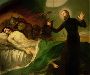 سانت فرانسيس بورجيا (1510-1572) مساعدة ضعيف محتضر ، 1795 بواسطة فرانسيسكو دي جويا