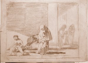 The Disasters of War : Healthy and sick (drawing بواسطة فرانسيسكو دي جويا